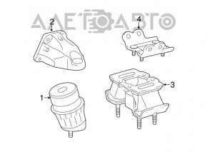 Engine mount right Lexus IS250 06-13
