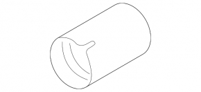Left exhaust tip BMW X3 G01 22-24 chrome 2.0T