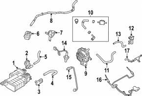 Exhaust Gas Temperature Sensor Nissan Rogue 21- 1.5T