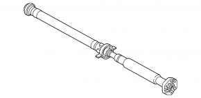 Driveshaft propeller shaft BMW 3 F30 12-18 AWD rear