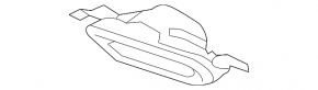 Right muffler tip Volvo XC60 18-21 T5, T6 chrome, type 2