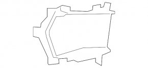 Front bumper air duct right Audi A7 19-25