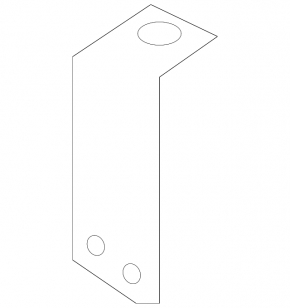 Radiator bracket lower right Audi Q7 16- front