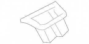 Audi Q7 16-26 trunk lid lock trim