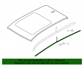 Roof lining left BMW X3 F25 11-17