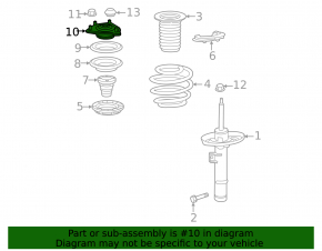Front shock absorber support left Honda Civic XI FE/FL 22-