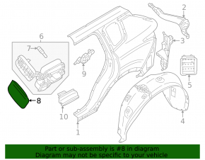Mitsubishi Outlander 23-25 PHEV Fuel Filler Door