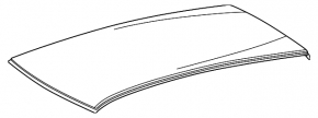 Metal roof Lexus CT200h 11-13 without sunroof
