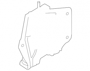 Bracket for air conditioning system cooler BMW 5 G30 17-23