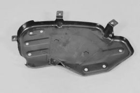 Right fuel tank guard for Jeep Grand Cherokee WK2 11-22 metal, rusty