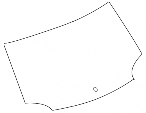 Rear glass of the tailgate GMC Terrain 10-17