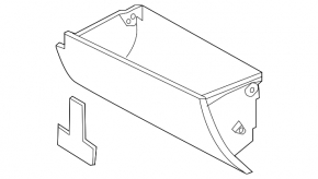 Glove box, glove compartment Hyundai Elantra UD 11-16 ser