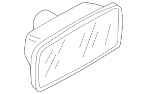 Left wing turn signal Audi A6 06-08 transparent
