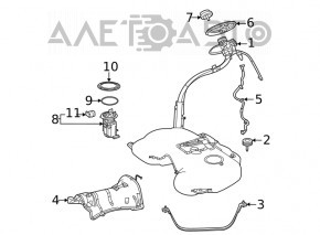 Fuel pump for Mercedes W167 GLE 450 20-24 3.0h