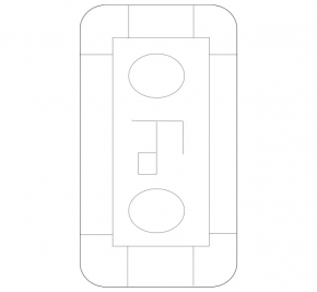 Trunk lid opening button interior Mercedes W213 E 17-23 black housing without electric drive