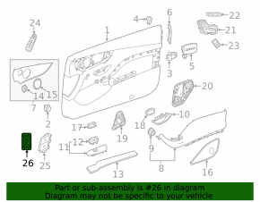 Trunk lid opening button interior Mercedes W213 E 17-23 black housing without electric drive