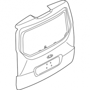 Ford Transit Connect MK2 13-20 passenger tailgate bare