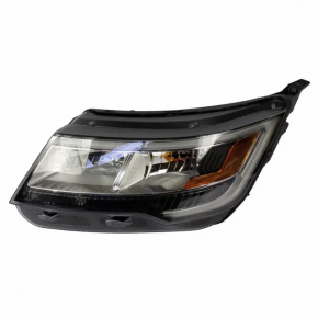 Front left headlight complete Ford Explorer 16-19 halogen + LED light