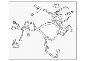 Ford Edge 16-18 Battery Wiring
