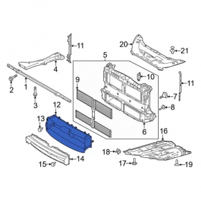 Upper Radiator Duct Ford Escape MK4 20-22