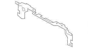 Upper radiator deflector for Land Rover Range Rover Sport 13-22 3.0, 5.0
