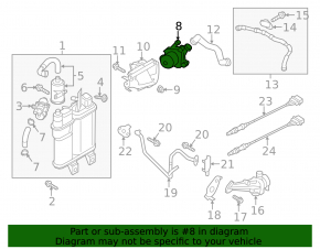 Air pump VW Passat b7 12-15 USA 2.5