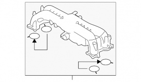 Manifold intake upper part Subaru Impreza WRX GH 08-14 2.5T