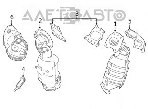Lexus RX350 RX450h 16-22 Manifold Guard