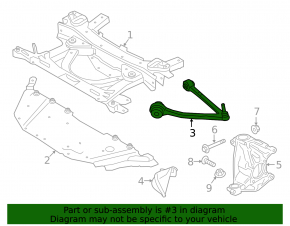 Lower control arm front right BMW i3 14-20