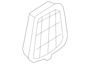 Left ventilation shield for Audi Q3 15-18