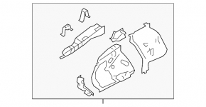 Quarter front right Subaru XV Crosstrek 13-17