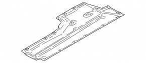 Underbody protection left BMW 7 G12 16-22