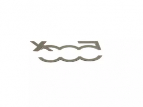 Emblem inscription 500x tailgate Fiat 500X 16-19