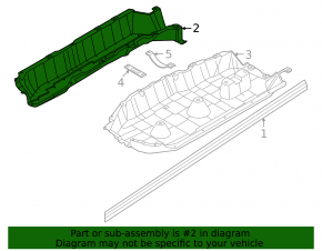 Front right underbody protection Nissan Murano 25-26