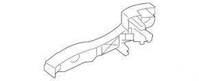 Rear left door handle mechanism Kia Soul 14-19