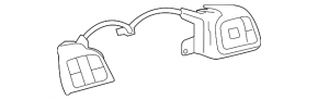 Toyota Highlander 17-18 steering wheel control buttons for distronic and lane keeping, scratches