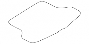Trunk floor Nissan Sentra 20-24 black