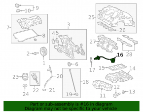 Oil level sensor Toyota Highlander 20-22 3.5