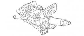 Steering column for Audi A4 B8 08-10 pre-restyling