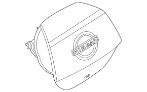 Nissan Murano Z53 25-26 steering wheel airbag