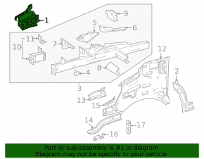 Mercedes GLA 14-20 Driver's Seat Backrest Adjustment Motor