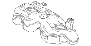 Fuel tank Mazda CX-30 20- 2.5 AWD