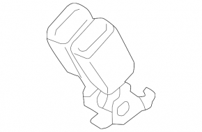 Seat belt latches rear right Mazda CX-30 20-
