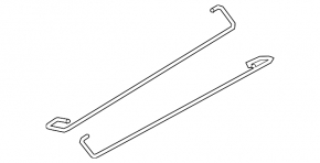 Right trunk lid hinge torsion bar for Ford Fusion mk5 13-20 spoiler