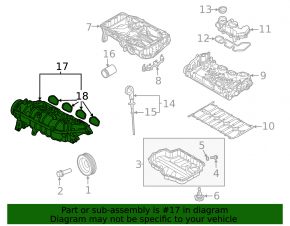 Intake manifold VW Jetta 25-26 1.5T