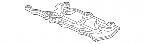Oil deflector Honda Civic X FC 16-21 K20C2 2.0