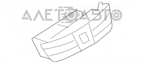 Mercedes W221 central dashboard air vent, gray