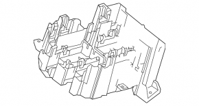 Chevrolet Malibu 16- 1.5 underhood fuse box housing