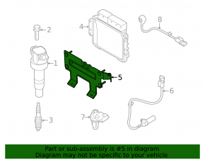 Bracket ECU unit engine computer Kia Forte 19-24 2.0