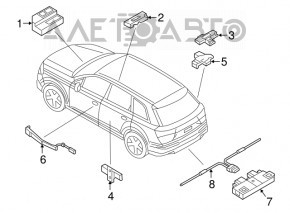 Keyless Antenna for Porsche Cayenne 19-26